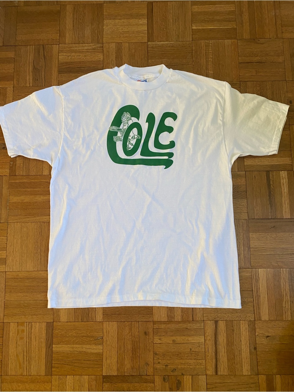 Vintage Single Stitch White Cole Eagle Shirt in Mint Condition